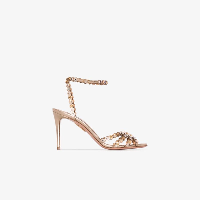 Gold Tequila 85 Leather Sandals