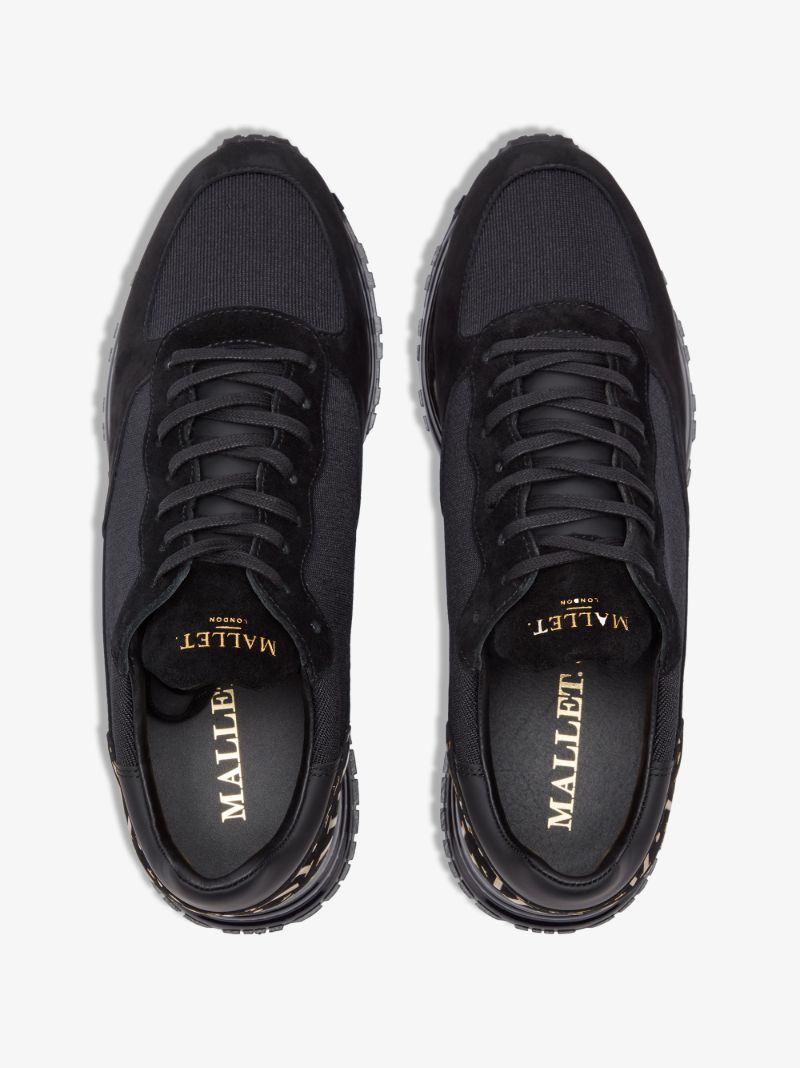 Black Popham Gas Gold Sneakers