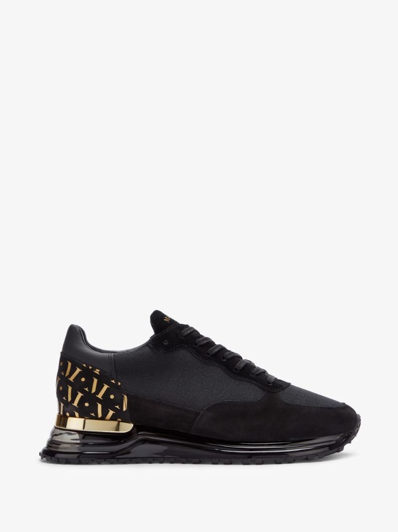 Black Popham Gas Gold Sneakers