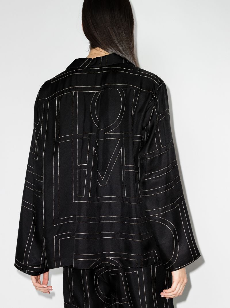 Monogram Silk Shirt