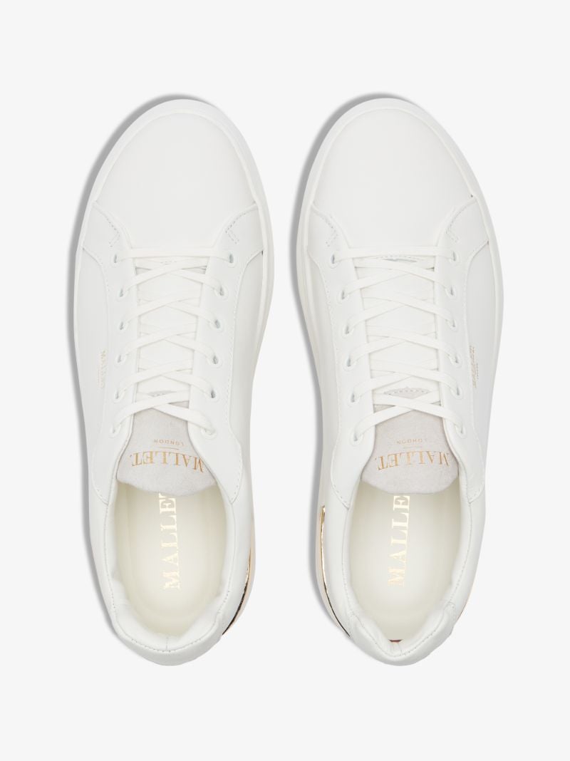 White Grftr Gum Sneakers