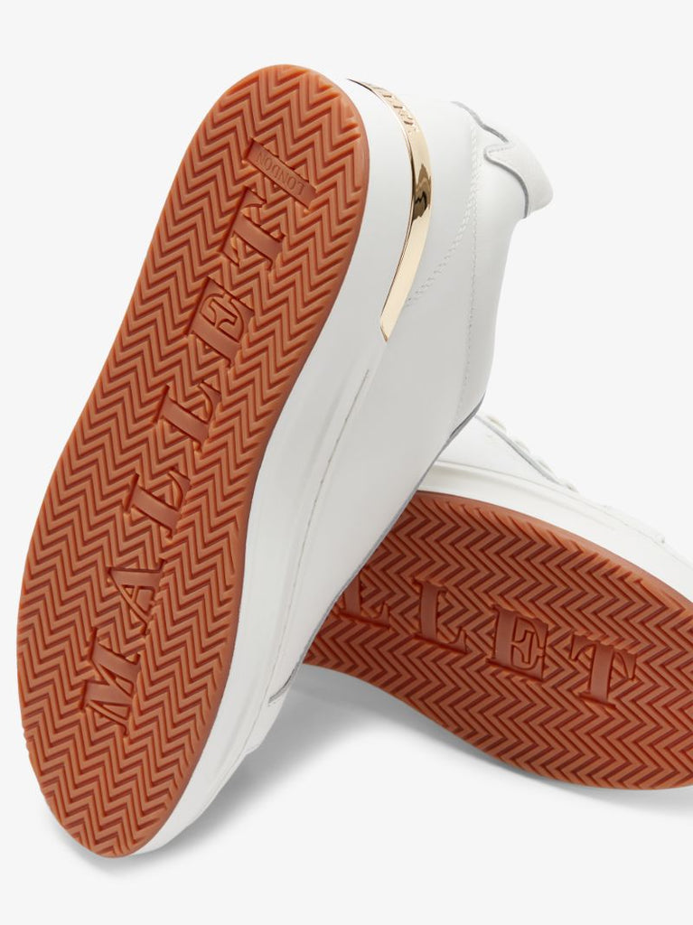 White Grftr Gum Sneakers