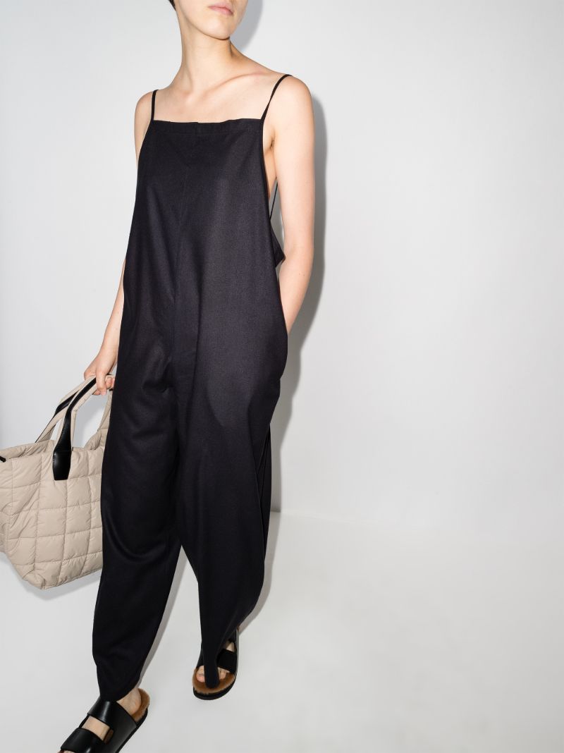 Black Yumi Silk Jumpsuit