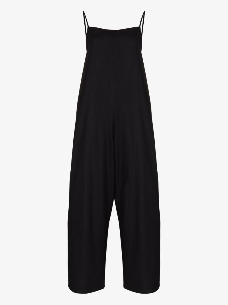 Black Yumi Silk Jumpsuit