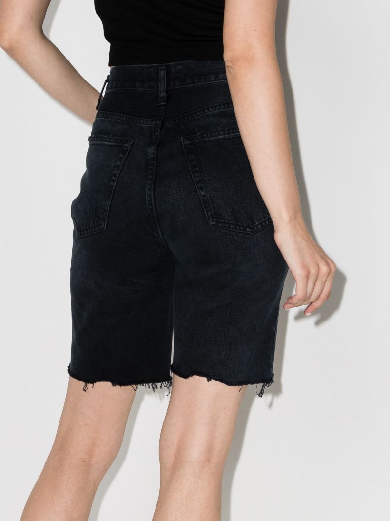 Knee-length Denim Shorts
