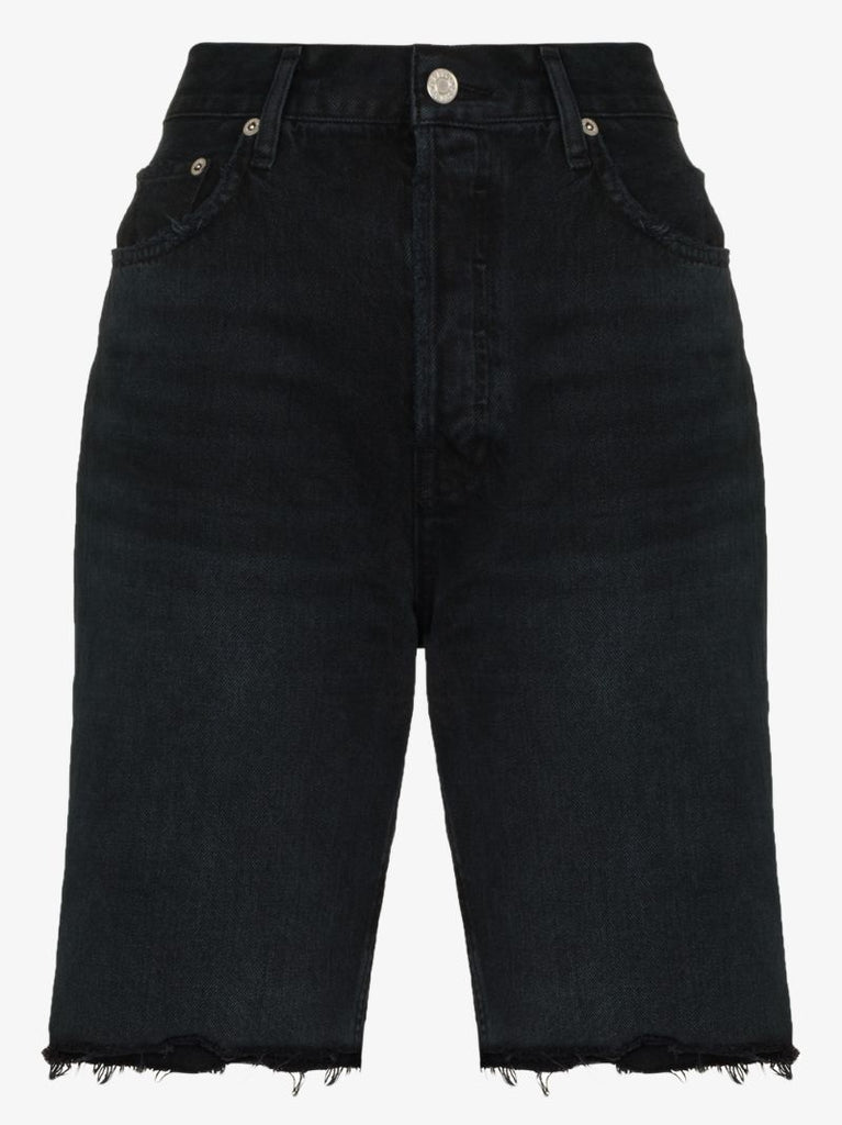 Knee-length Denim Shorts