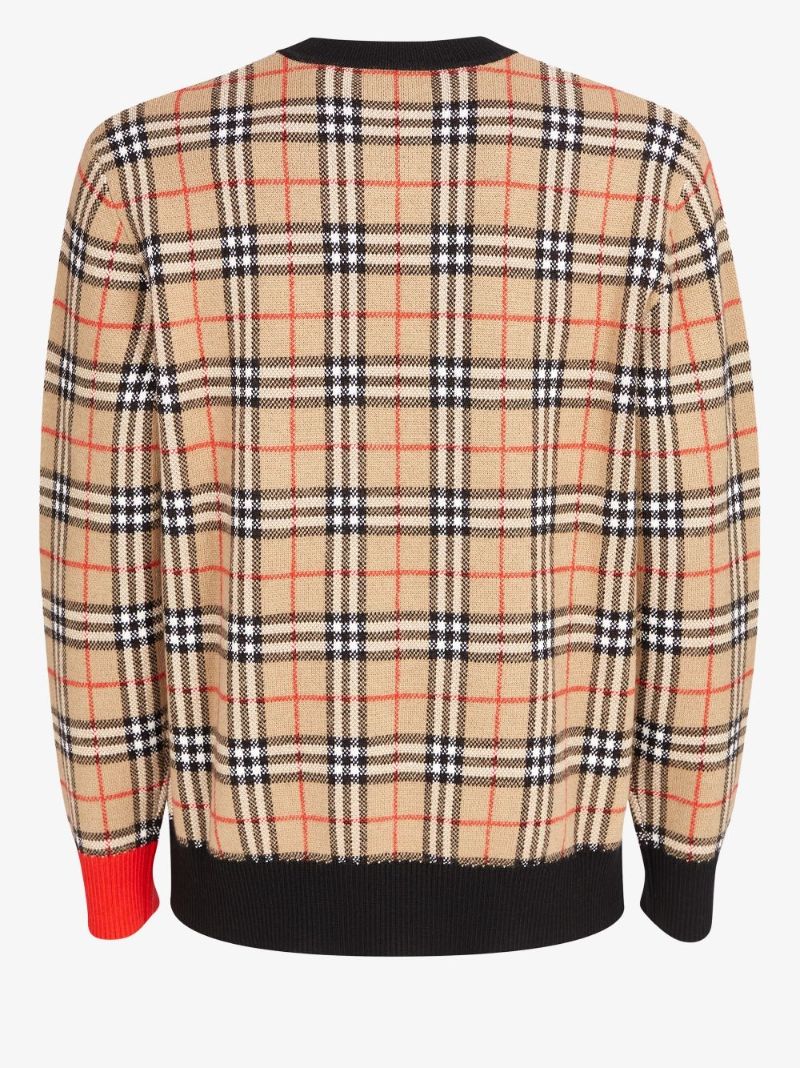 Jacquard Logo Wool Sweater