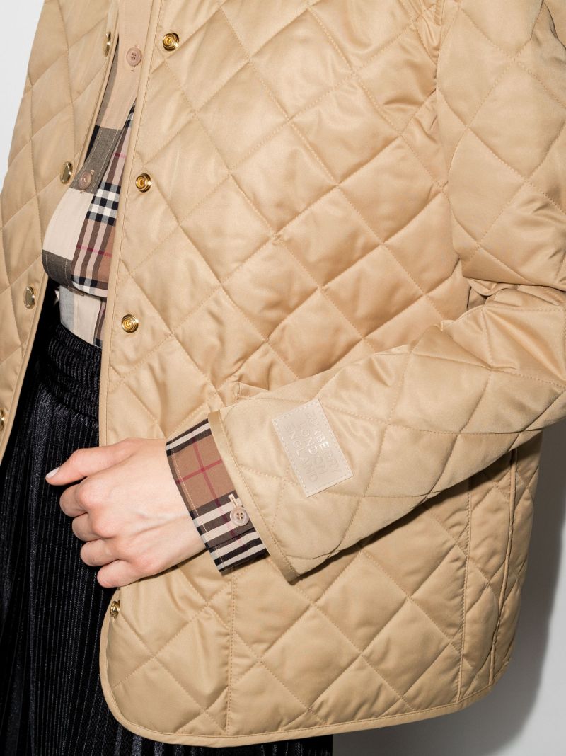 Button-up Quilted Jacket