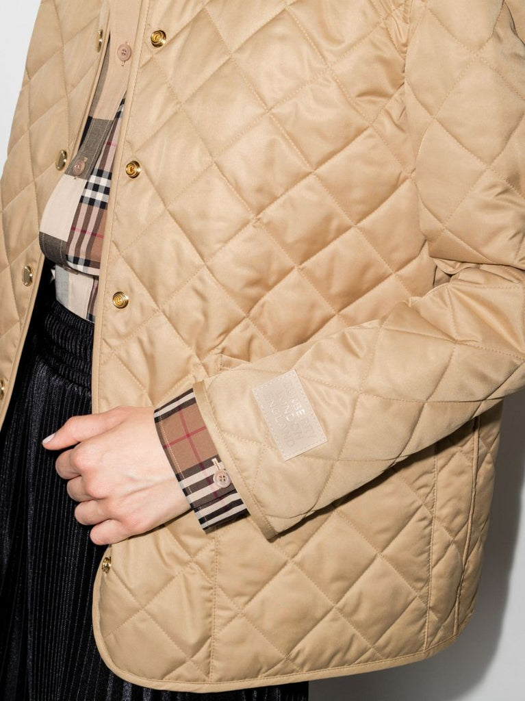 Button-up Quilted Jacket