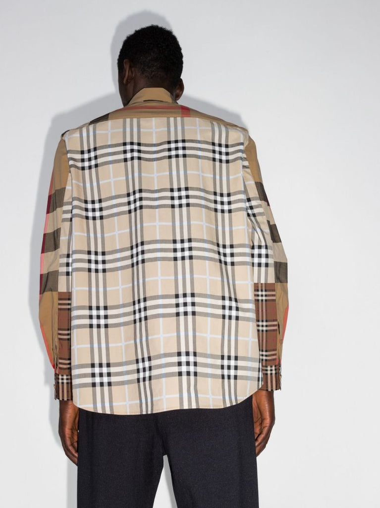 Terence Contrast Check Shirt