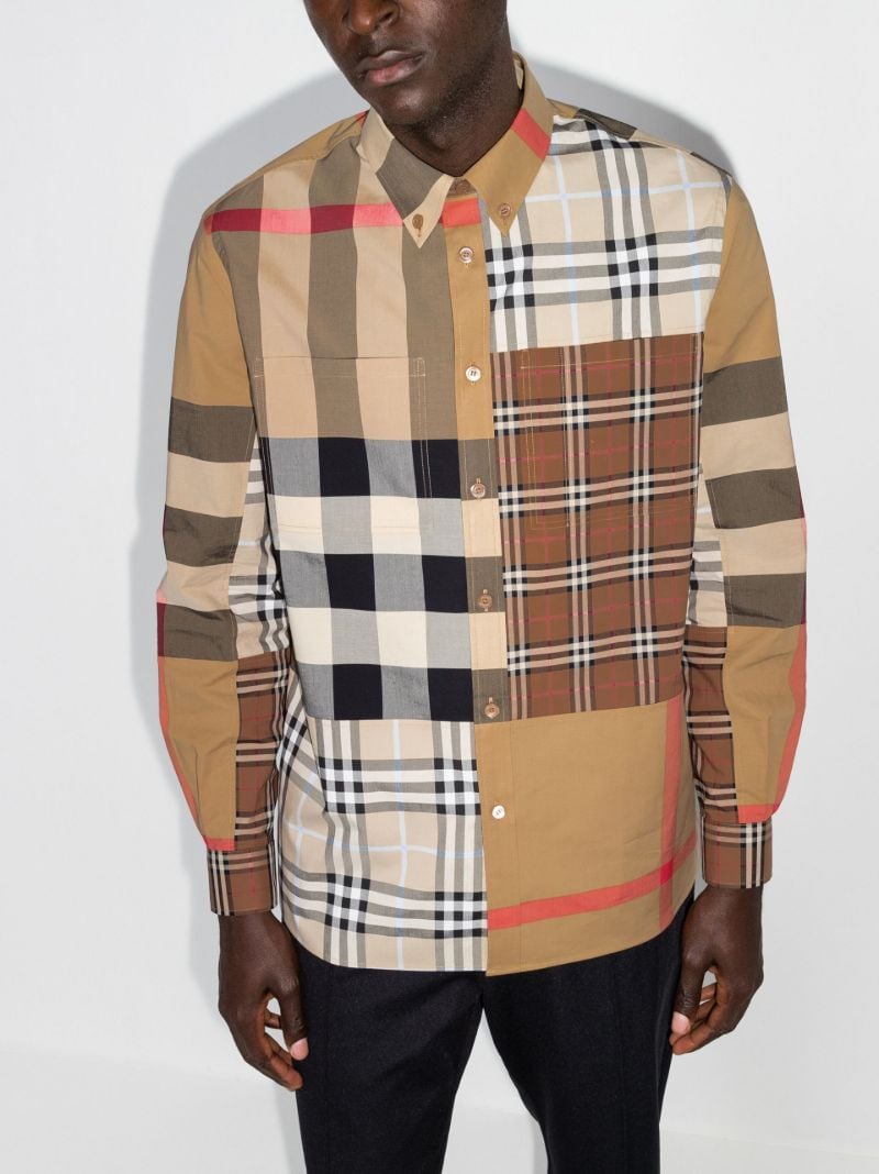 Terence Contrast Check Shirt