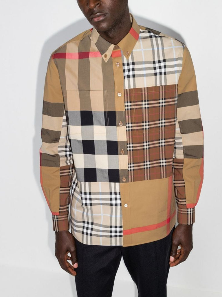 Terence Contrast Check Shirt