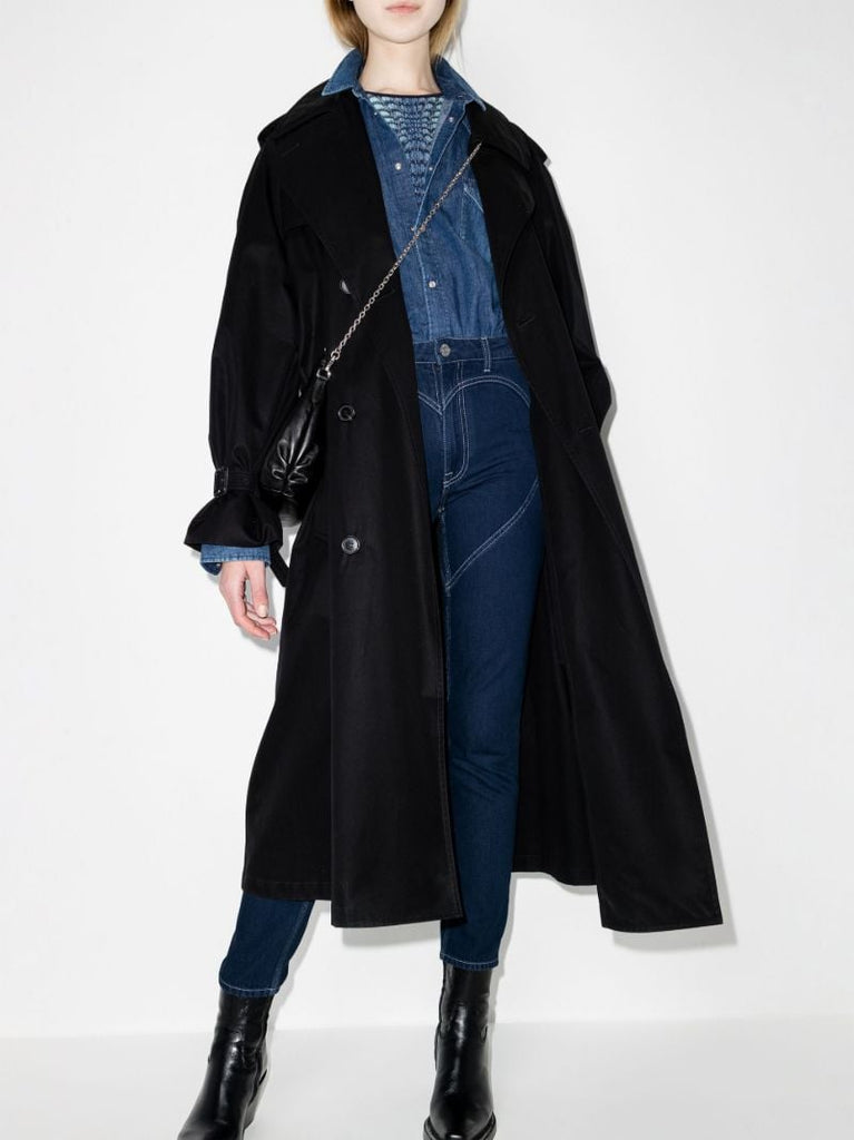 Heart Stitched Straight Leg Jeans