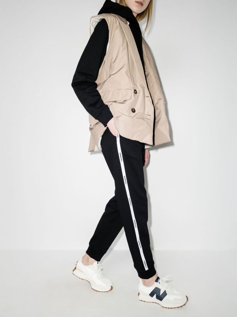 Black Logo Tape Track Pants