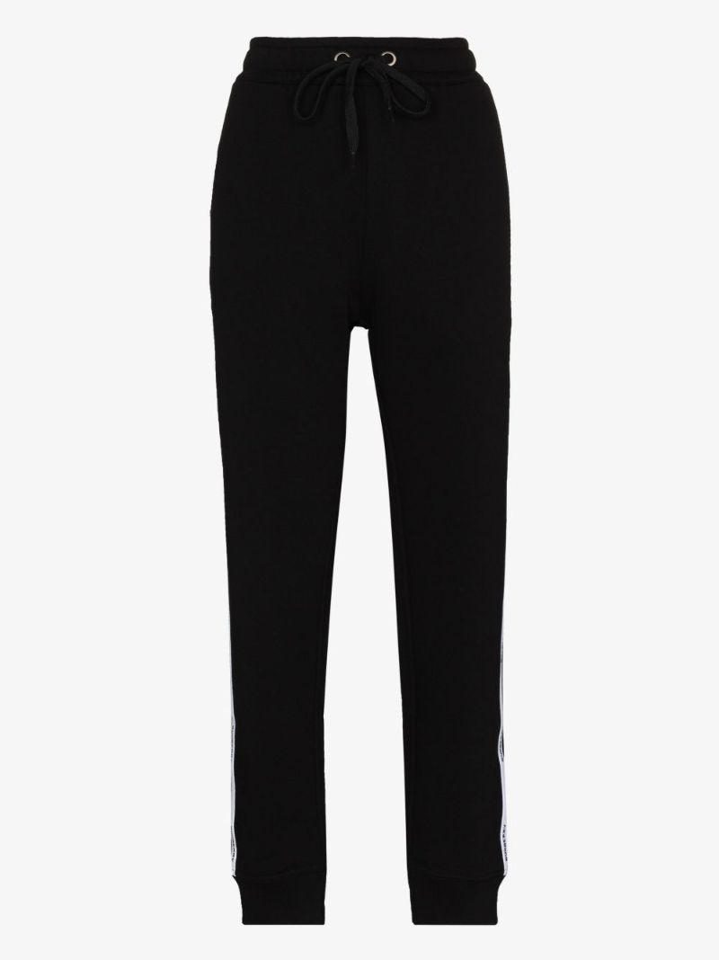 Black Logo Tape Track Pants