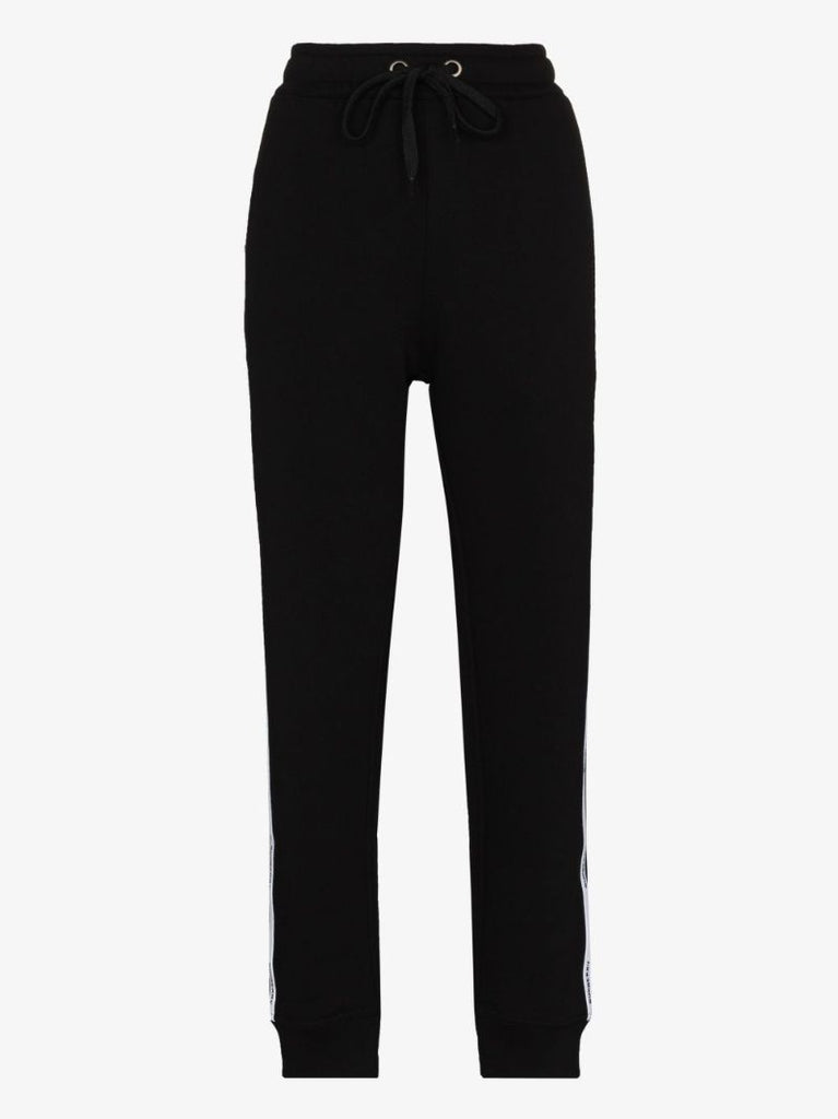 Black Logo Tape Track Pants
