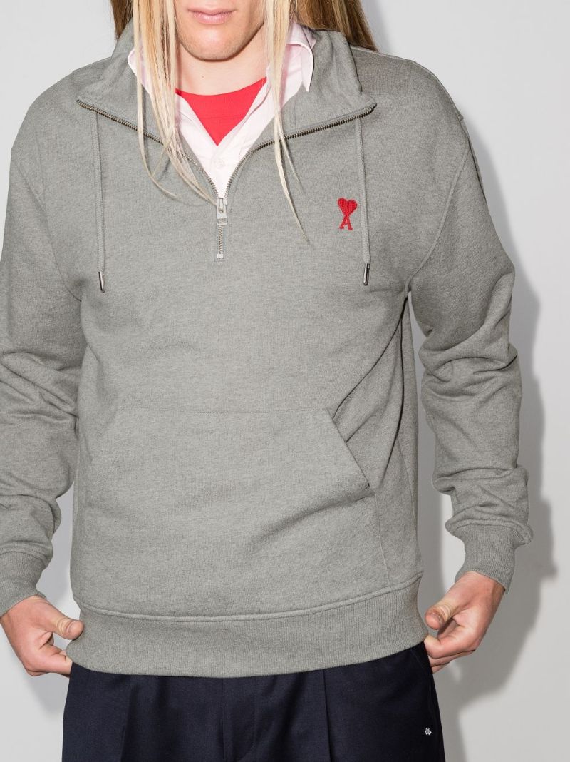 Ami De Coeur Zip-up Sweatshirt