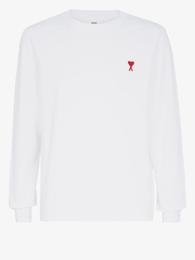White Ami De CÃ_x0085_â_x0080__x009c_ur Organic Cotton Sweatshirt