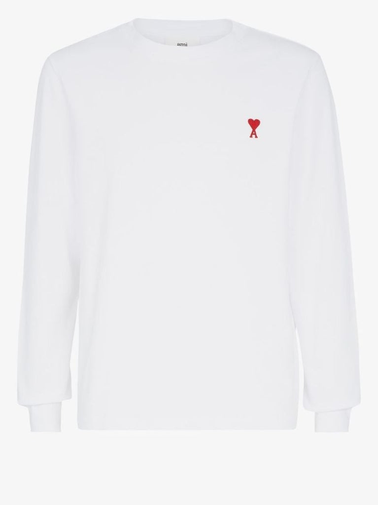 White Ami De CÃ_x0085_â_x0080__x009c_ur Organic Cotton Sweatshirt