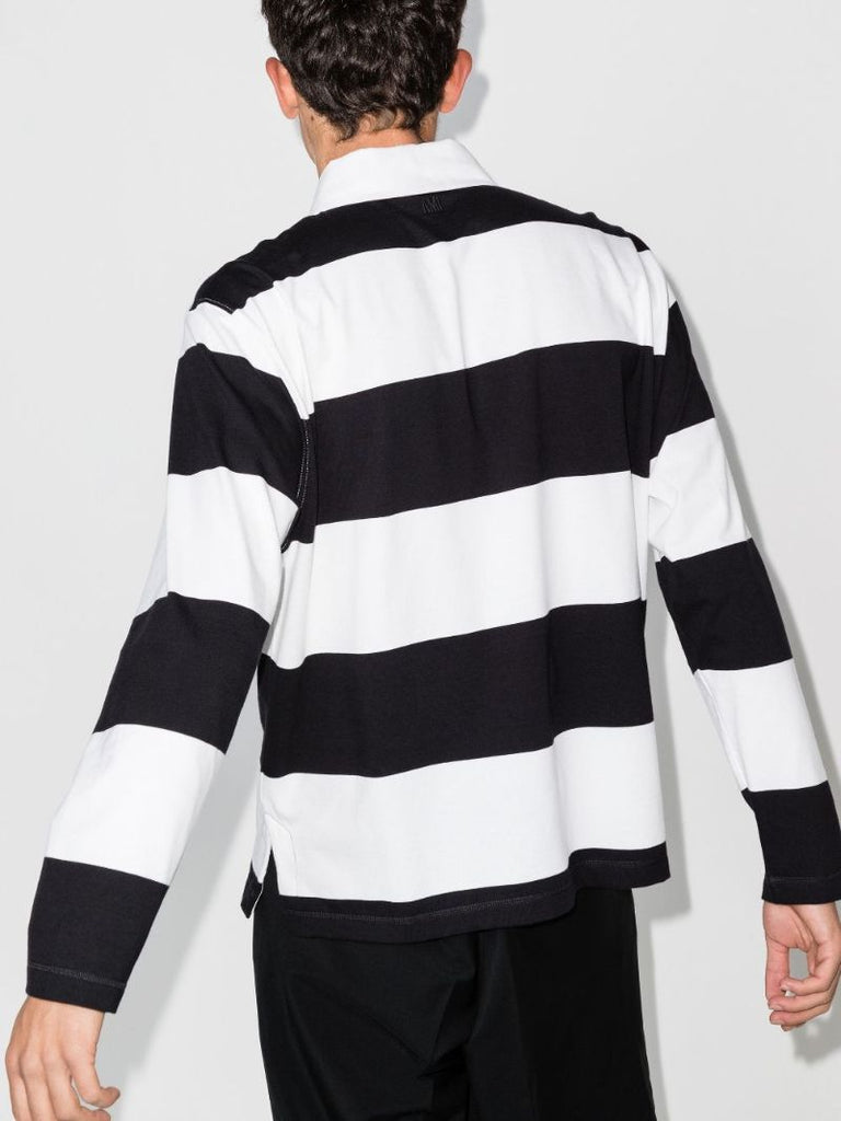 Ami De Coeur Striped Polo Shirt