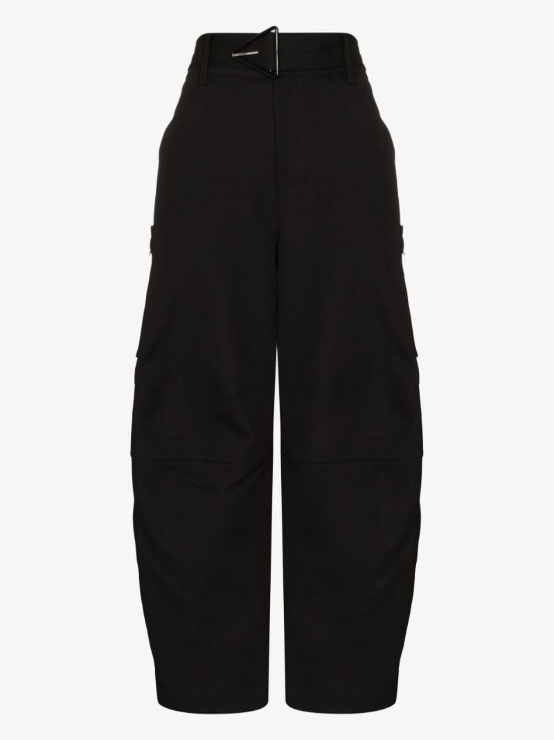 Wide Leg Cotton Trousers