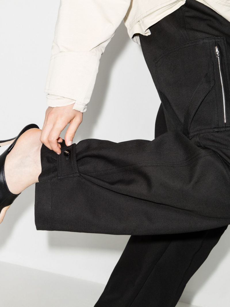 Wide Leg Cotton Trousers