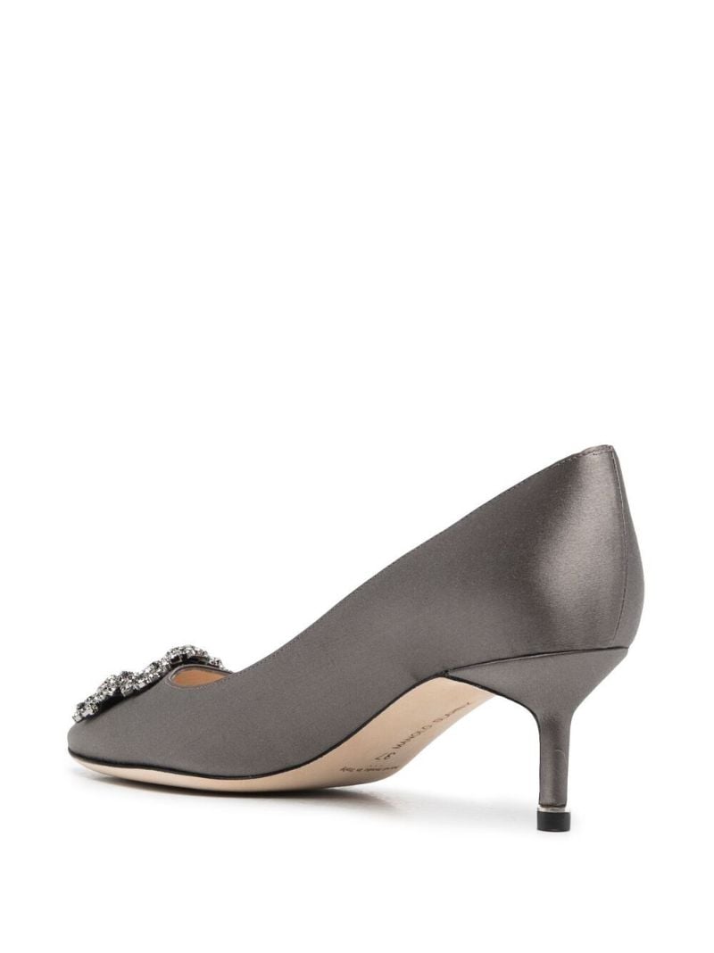 Grey 50 Hangisi Satin Pumps