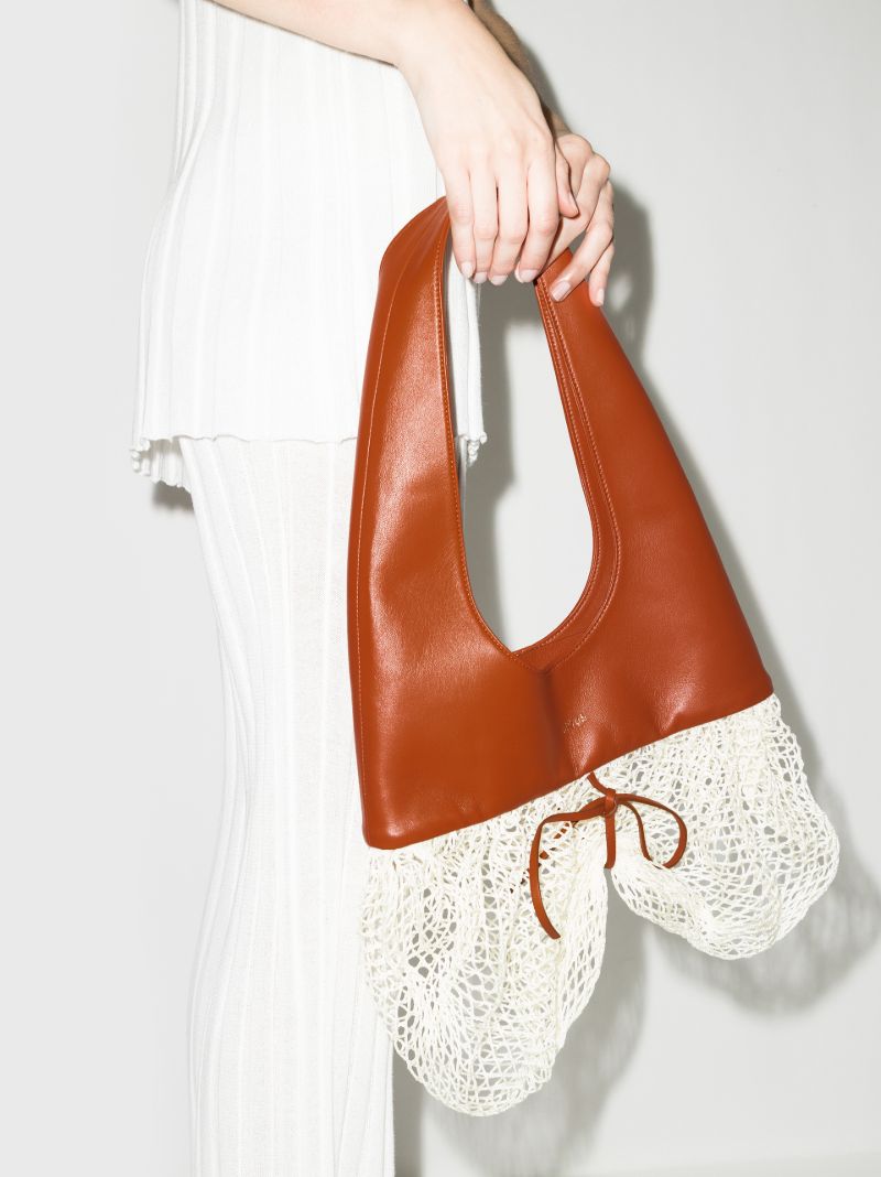 Brown Tucana Netted Shoulder Bag