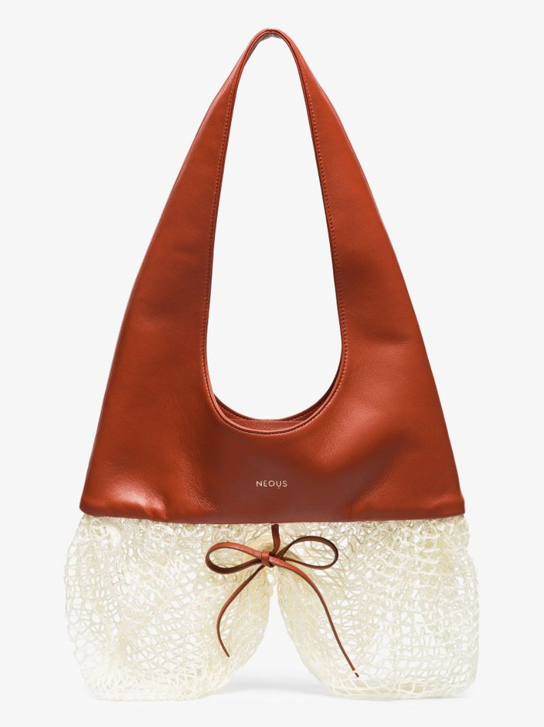 Brown Tucana Netted Shoulder Bag