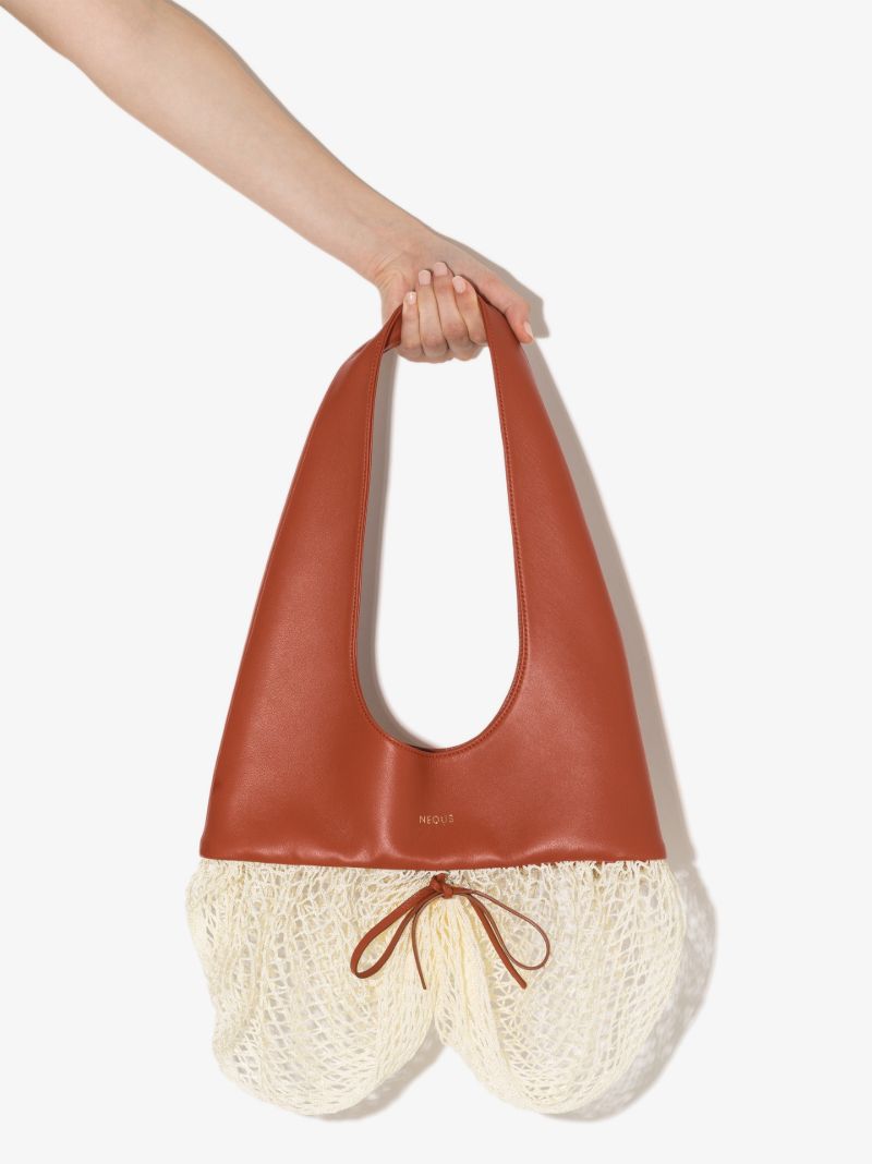 Brown Tucana Netted Shoulder Bag