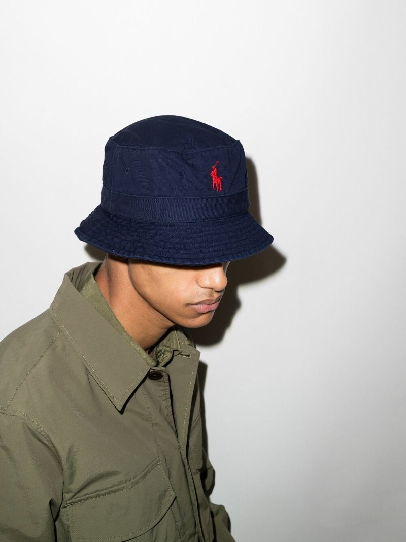 Navy Loft Logo Bucket Hat