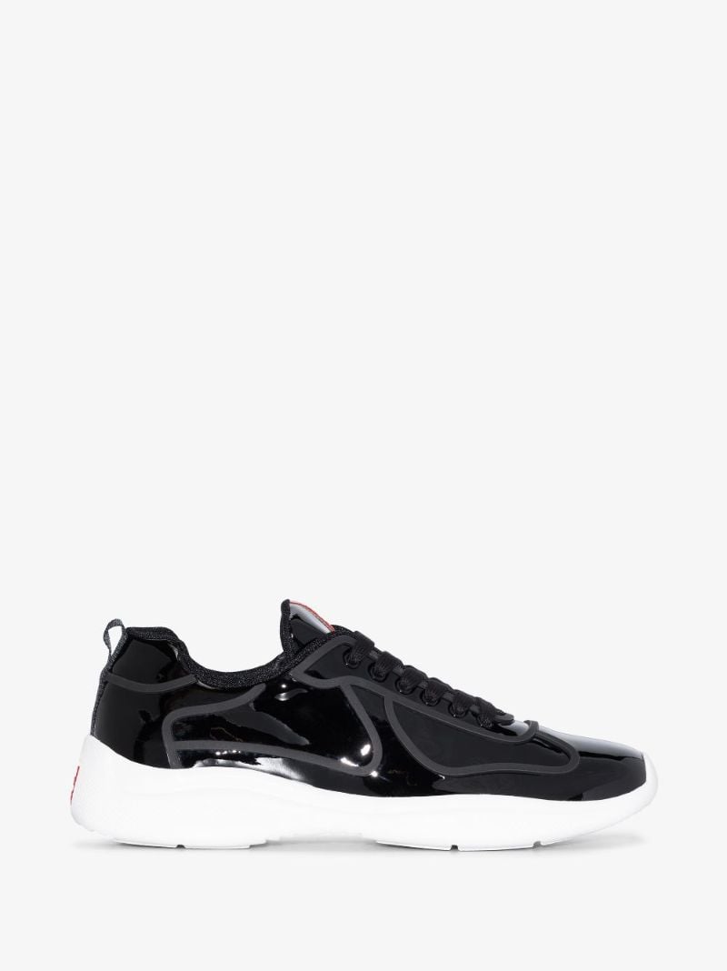 Black AmericaÃ¢â_x0082_¬â_x0084_¢s Cup Patent Leather Sneakers