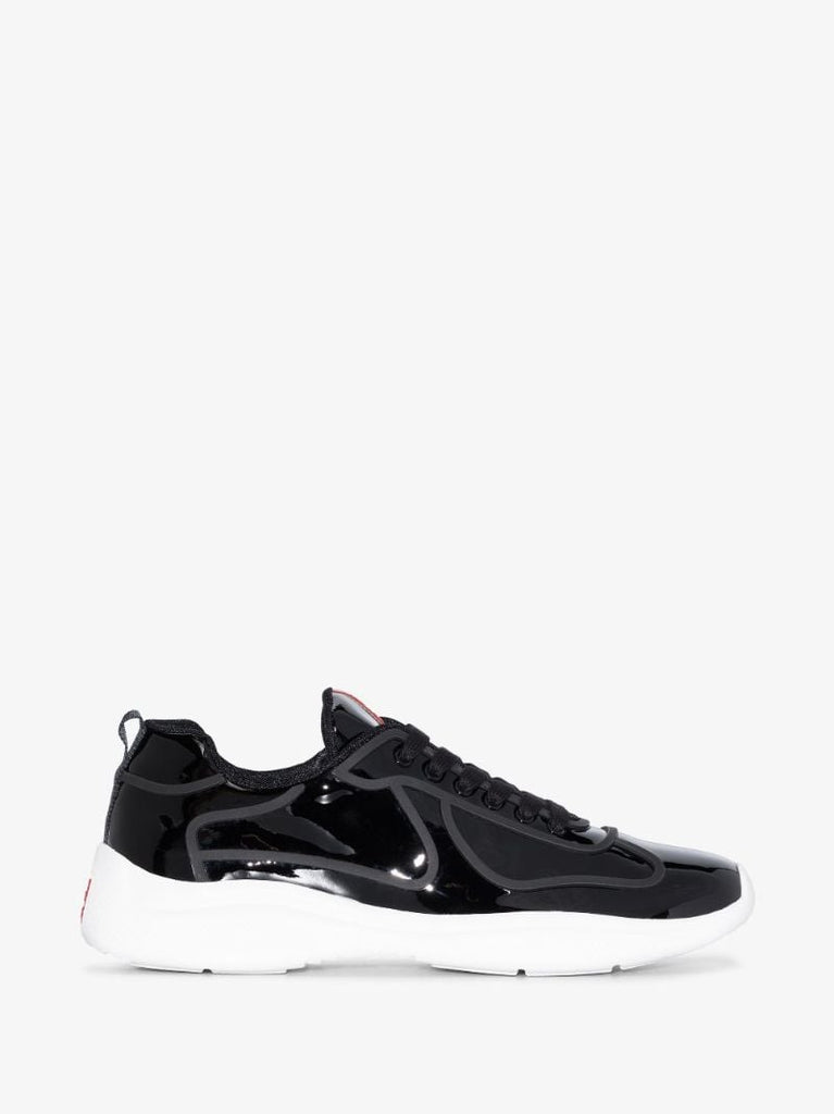 Black AmericaÃ¢â_x0082_¬â_x0084_¢s Cup Patent Leather Sneakers