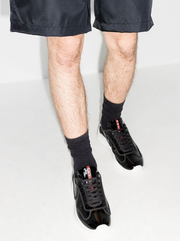Black AmericaÃ¢â_x0082_¬â_x0084_¢s Cup Patent Leather Sneakers