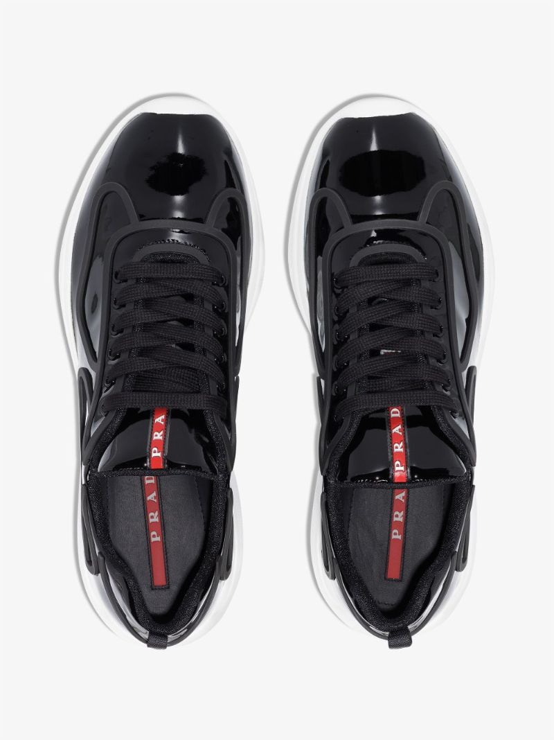 Black AmericaÃ¢â_x0082_¬â_x0084_¢s Cup Patent Leather Sneakers