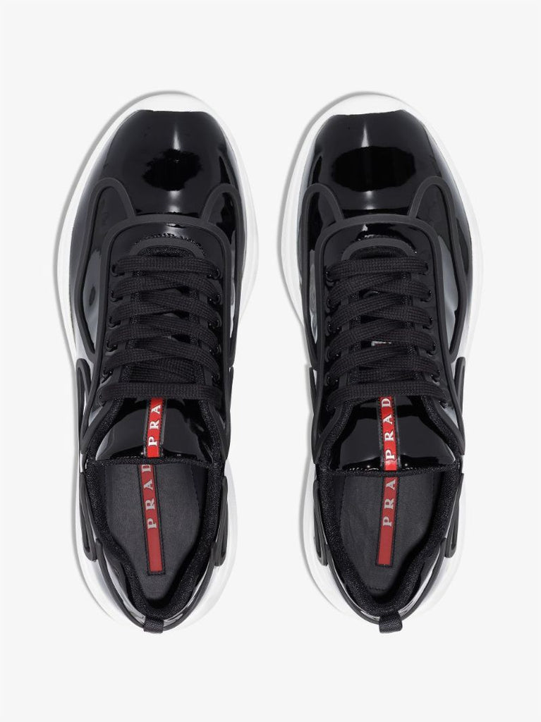 Black AmericaÃ¢â_x0082_¬â_x0084_¢s Cup Patent Leather Sneakers