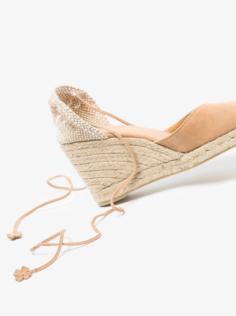 Neutral Carina 80 Wedge Espadrilles