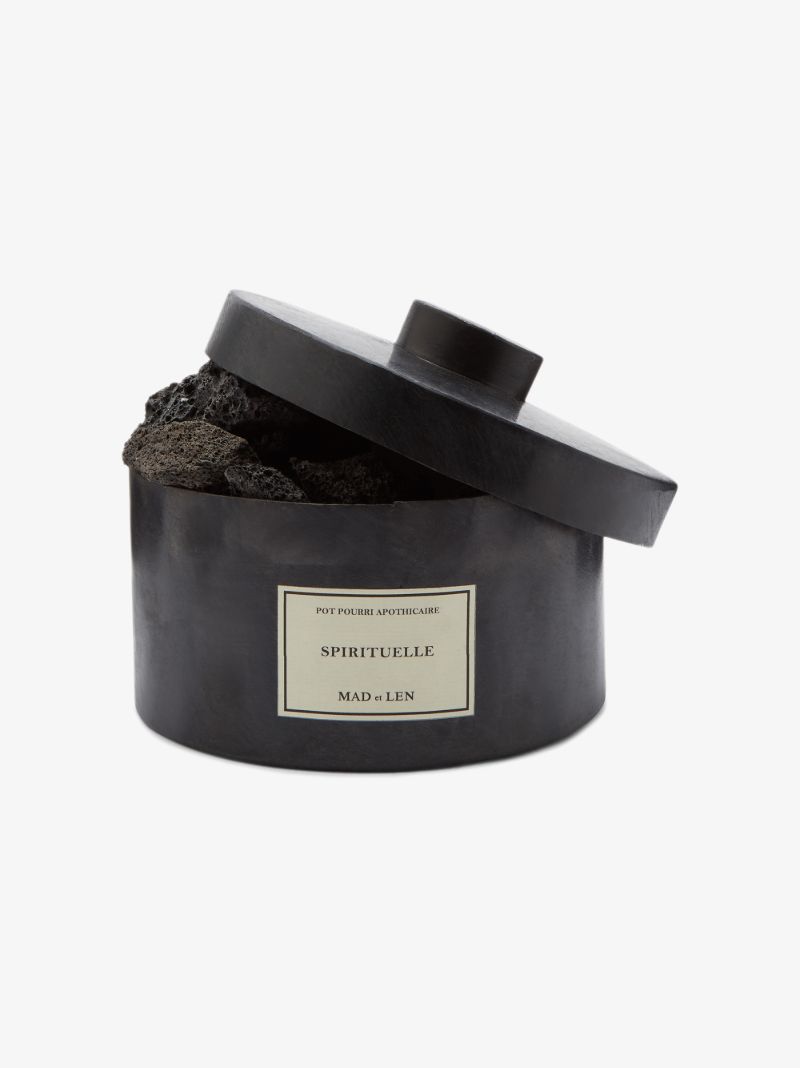 Black Large Spirituelle Lava Potpourri