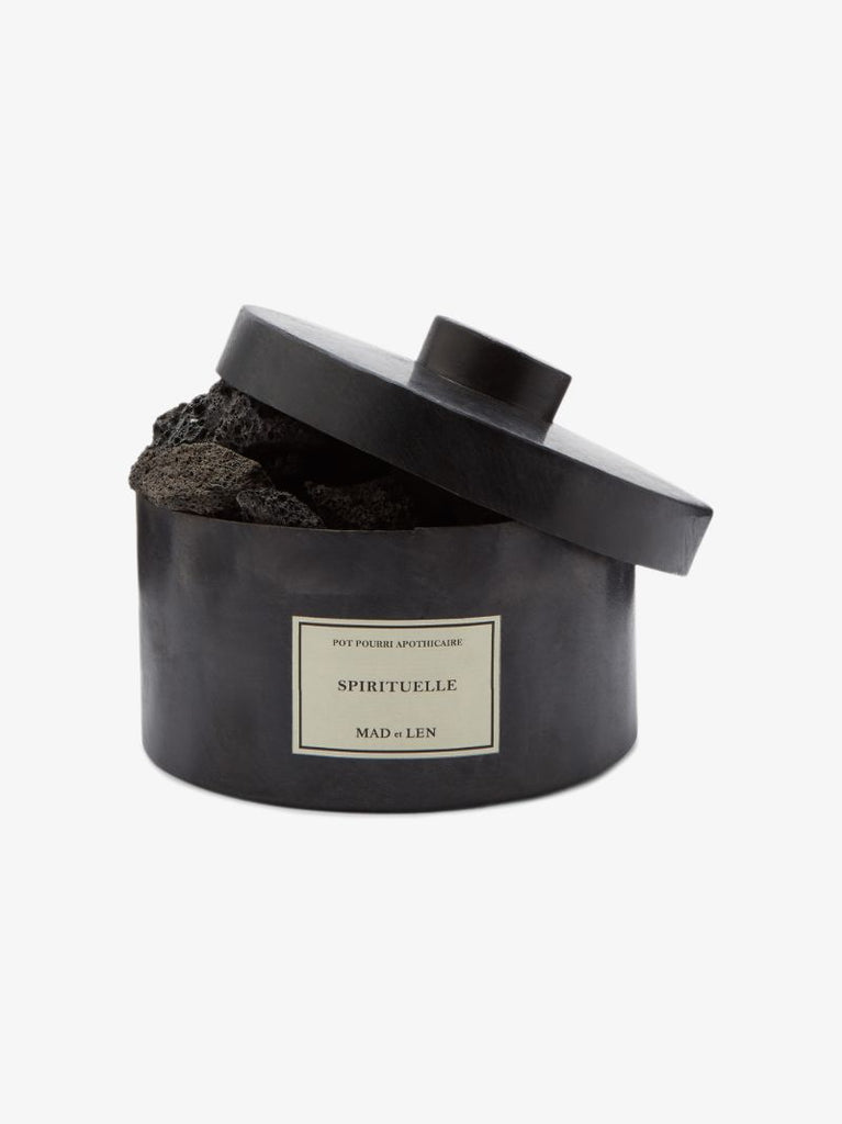 Black Large Spirituelle Lava Potpourri