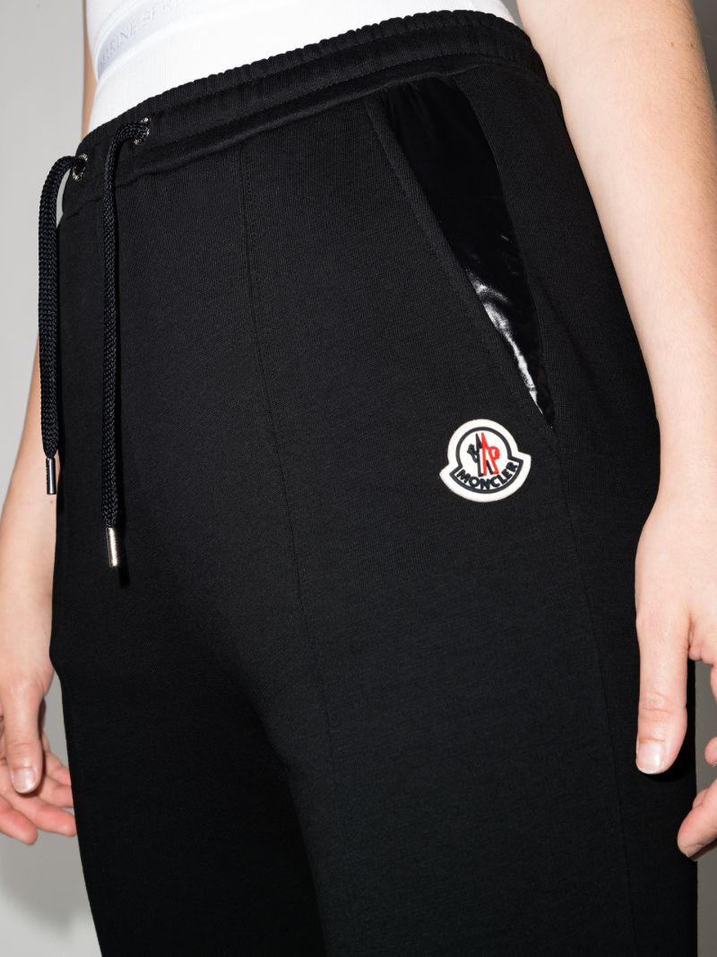 Logo Patch Cotton Track Pants