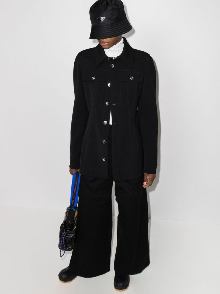 Wide Leg Cargo Trousers