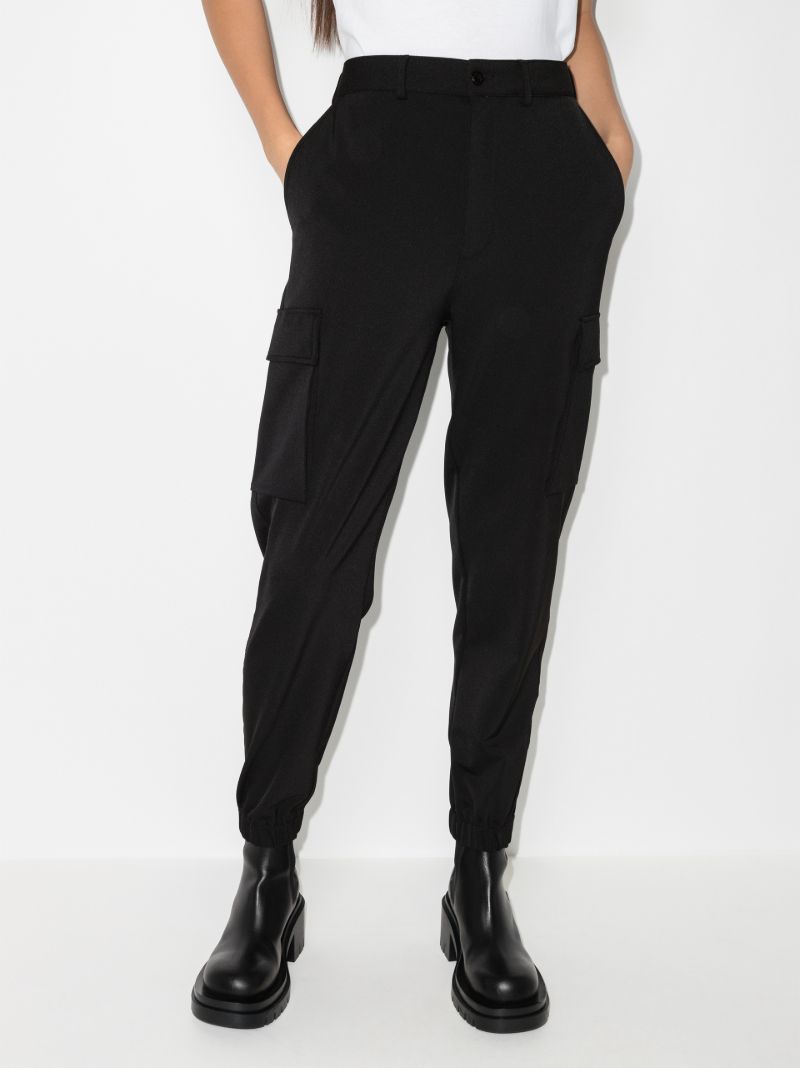 High Waist Cargo Trousers