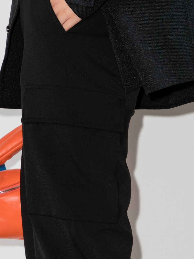 High Waist Cargo Trousers