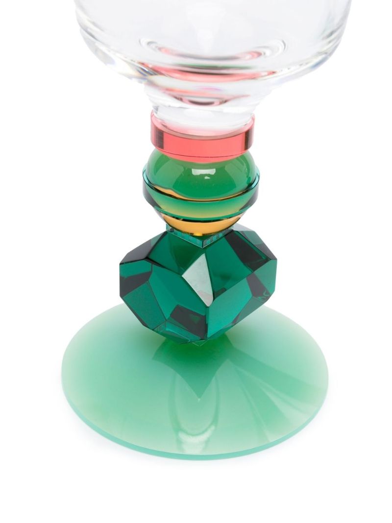Green Mayfair Tall Crystal Glasses Set