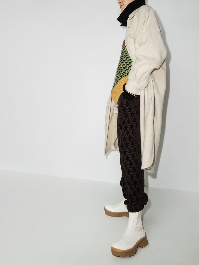 Neutral Trace Faux Leather Chelsea Boots
