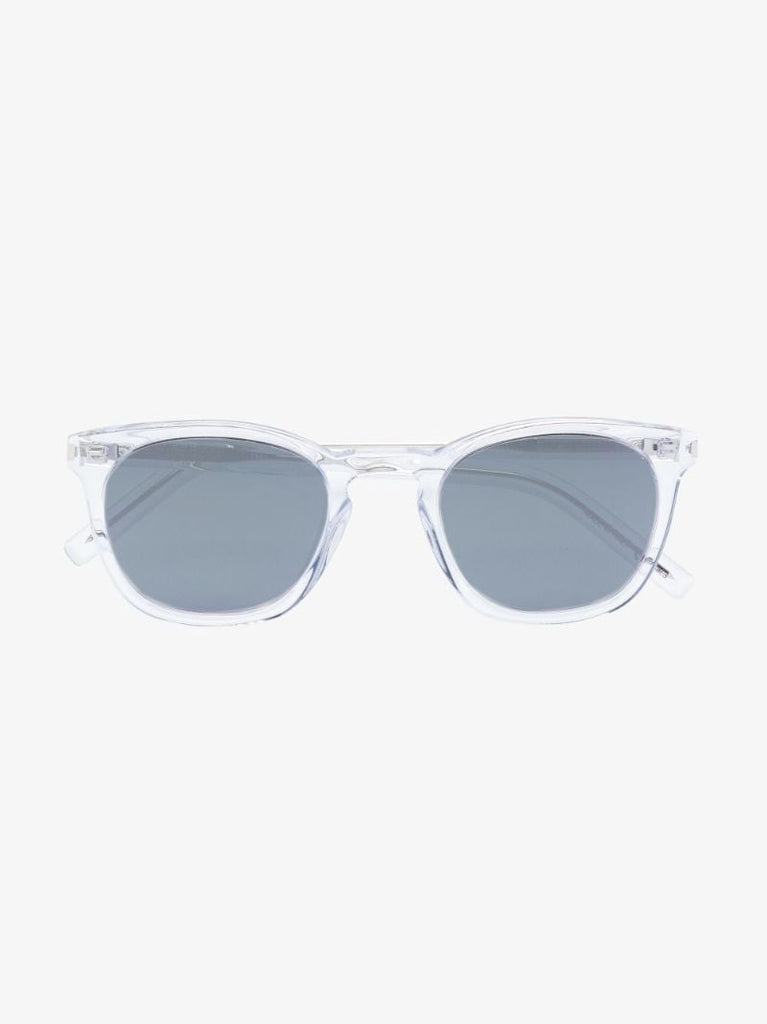 Silver Acetate Round Sunglasses
