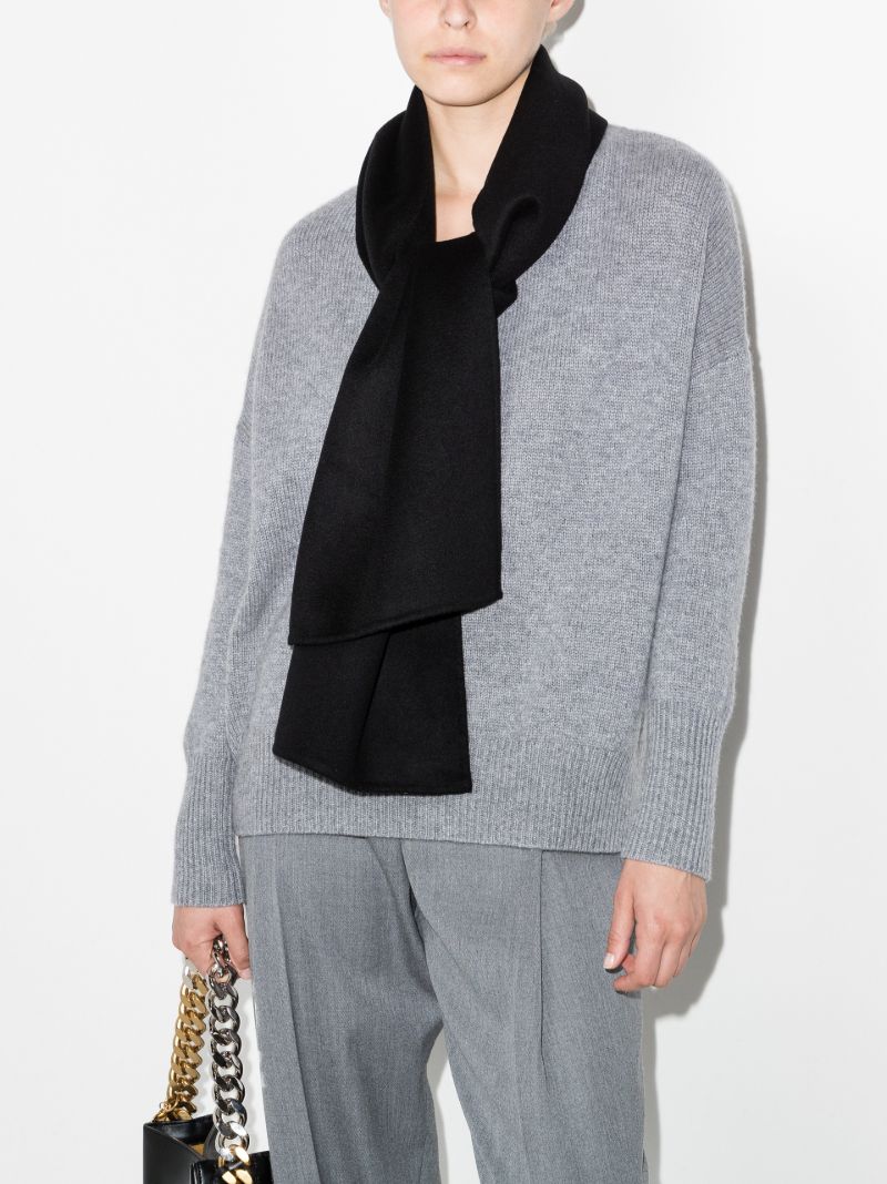 Black DoublÃ_x0083_Â© Wool Scarf
