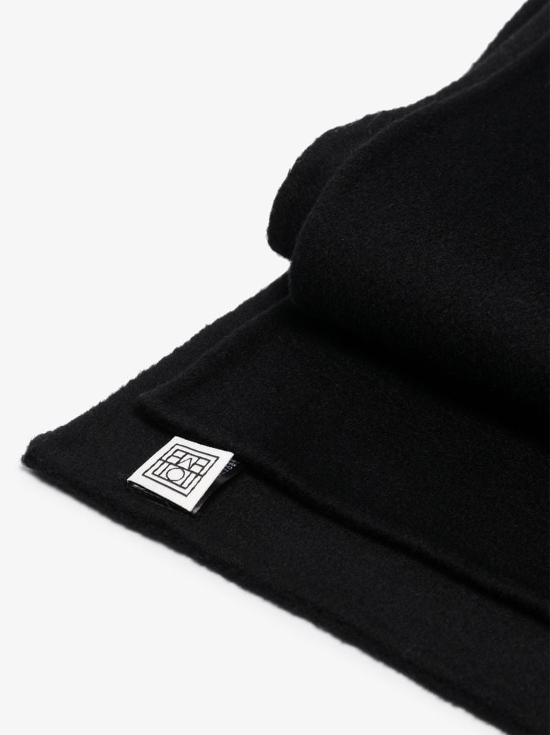 Black DoublÃ_x0083_Â© Wool Scarf