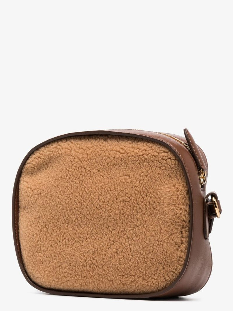 Brown Small Teddy Cross Body Bag