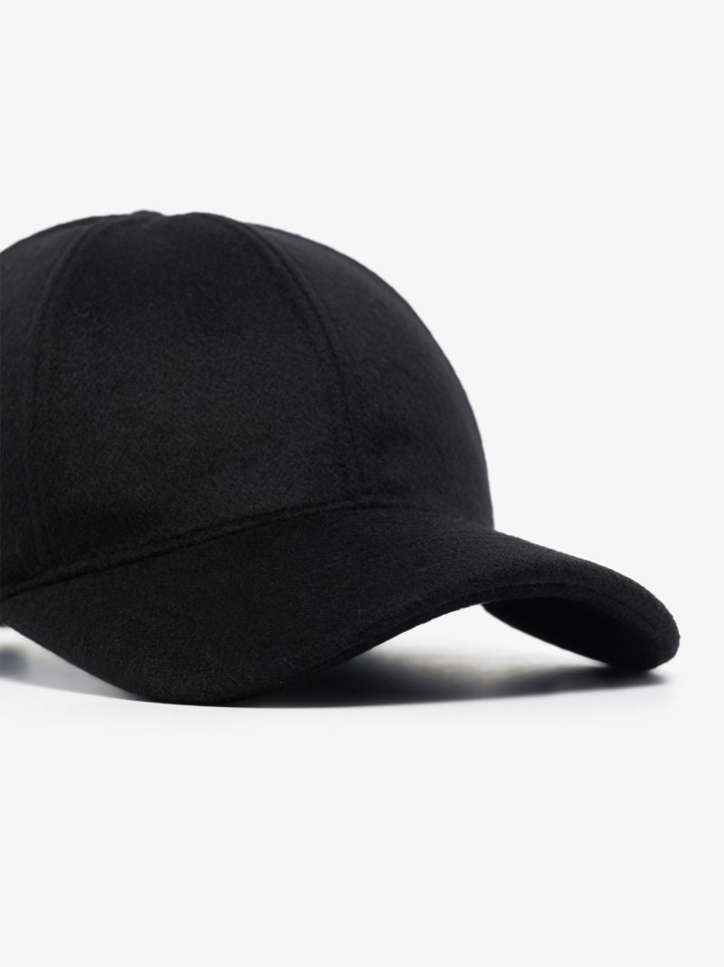 Black DoublÃ_x0083_Â© Wool Baseball Cap